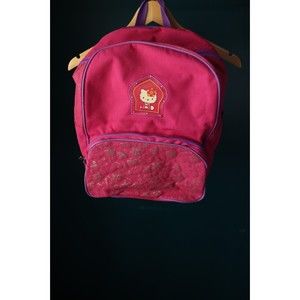 Y2K 2001 Hello Kitty  pink and purple NWT glitter Backpack deadstock